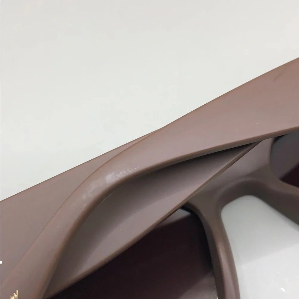 Dime Optics Sunset Sunglasse Square Gradeint Lens Sharp Cat Eye Frame Brown
